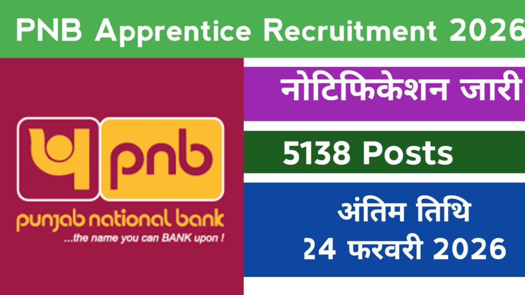 PNB Apprentice Recruitment 2026